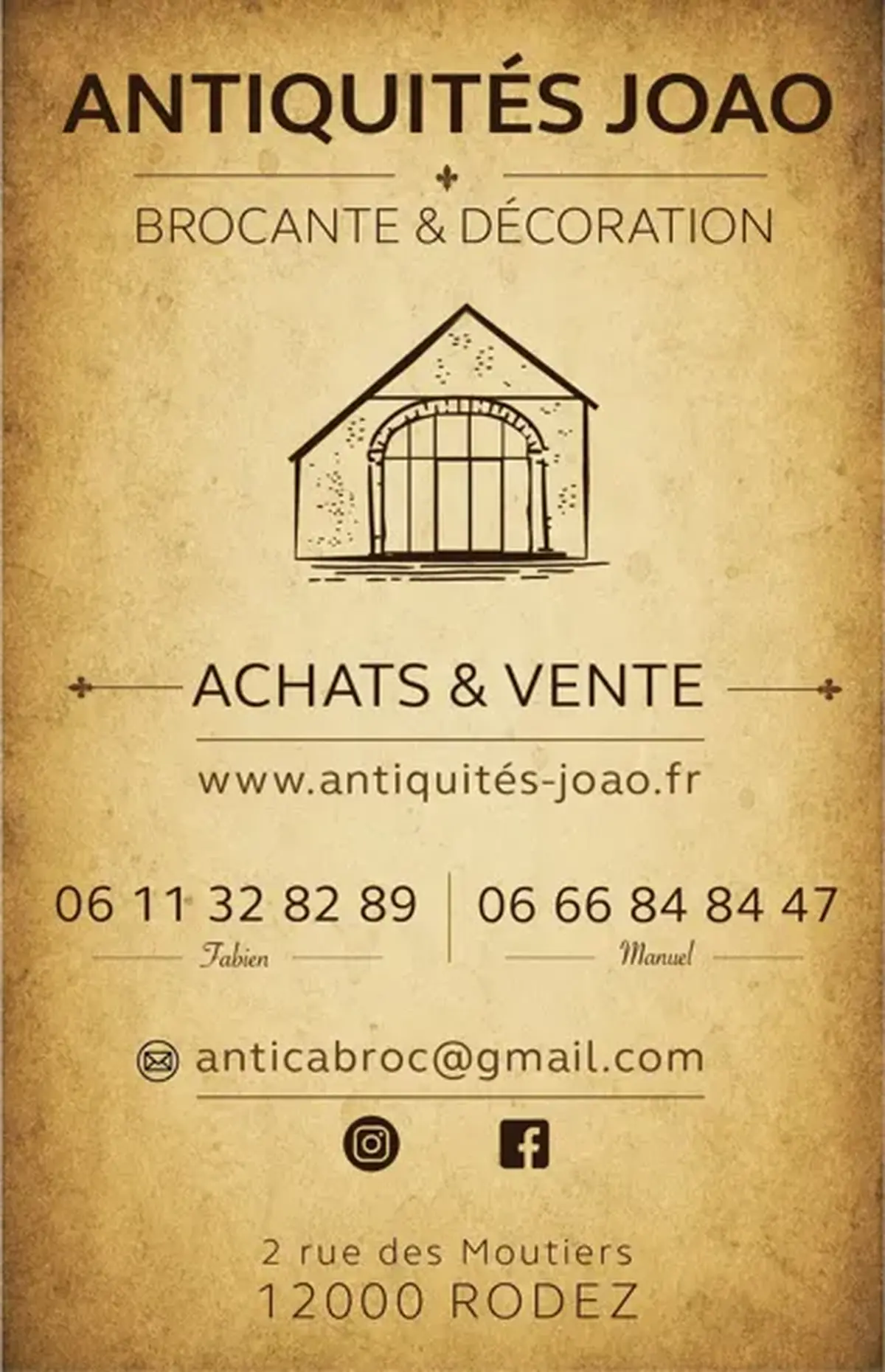 Destockage-Brocante: Antiquités JOAO