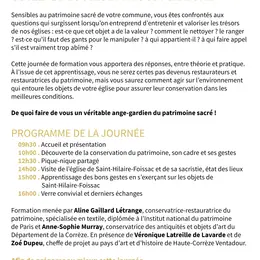 Devenez ange-gardien du patrimoine sacré de votre commune