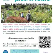 Devenez Jardinier hôte pour Bienvenue dans mon jardin au naturel le samedi 13 et dimanche 14  juin 2026
