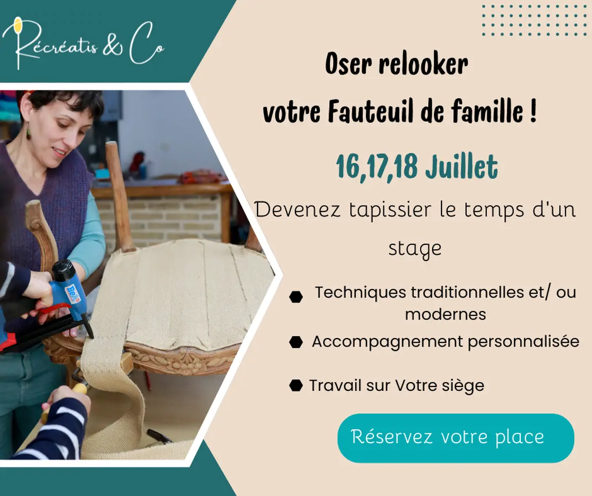 Devenez tapissier le temps d’un stage