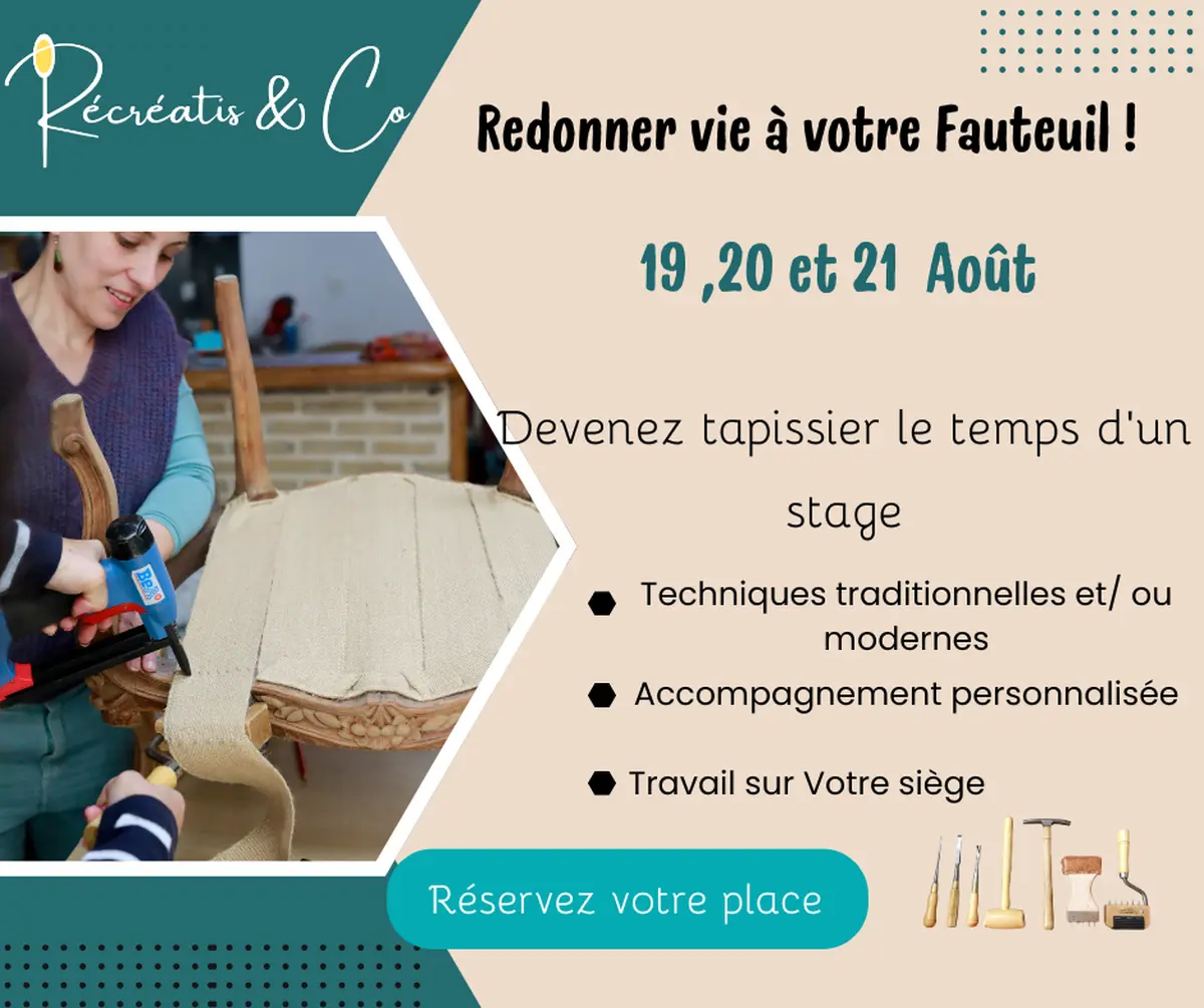 Devenez tapissier le temps d’un stage