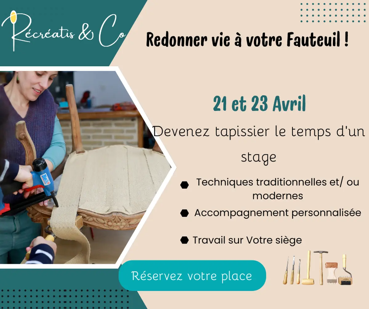 Devenez tapissier le temps d’un stage