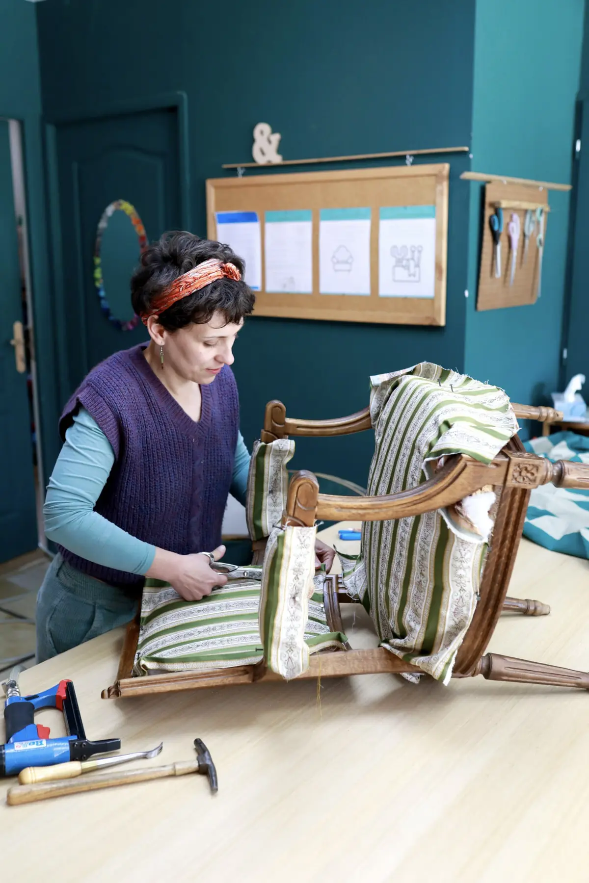 Devenez tapissier le temps d’un stage