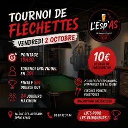Tournoi de fléchettes
