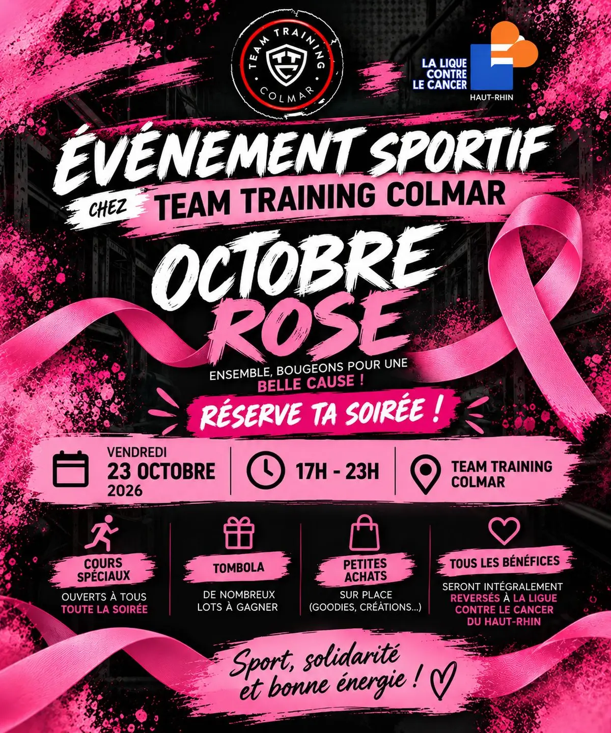 Octobre rose chez Team Training Colmar 