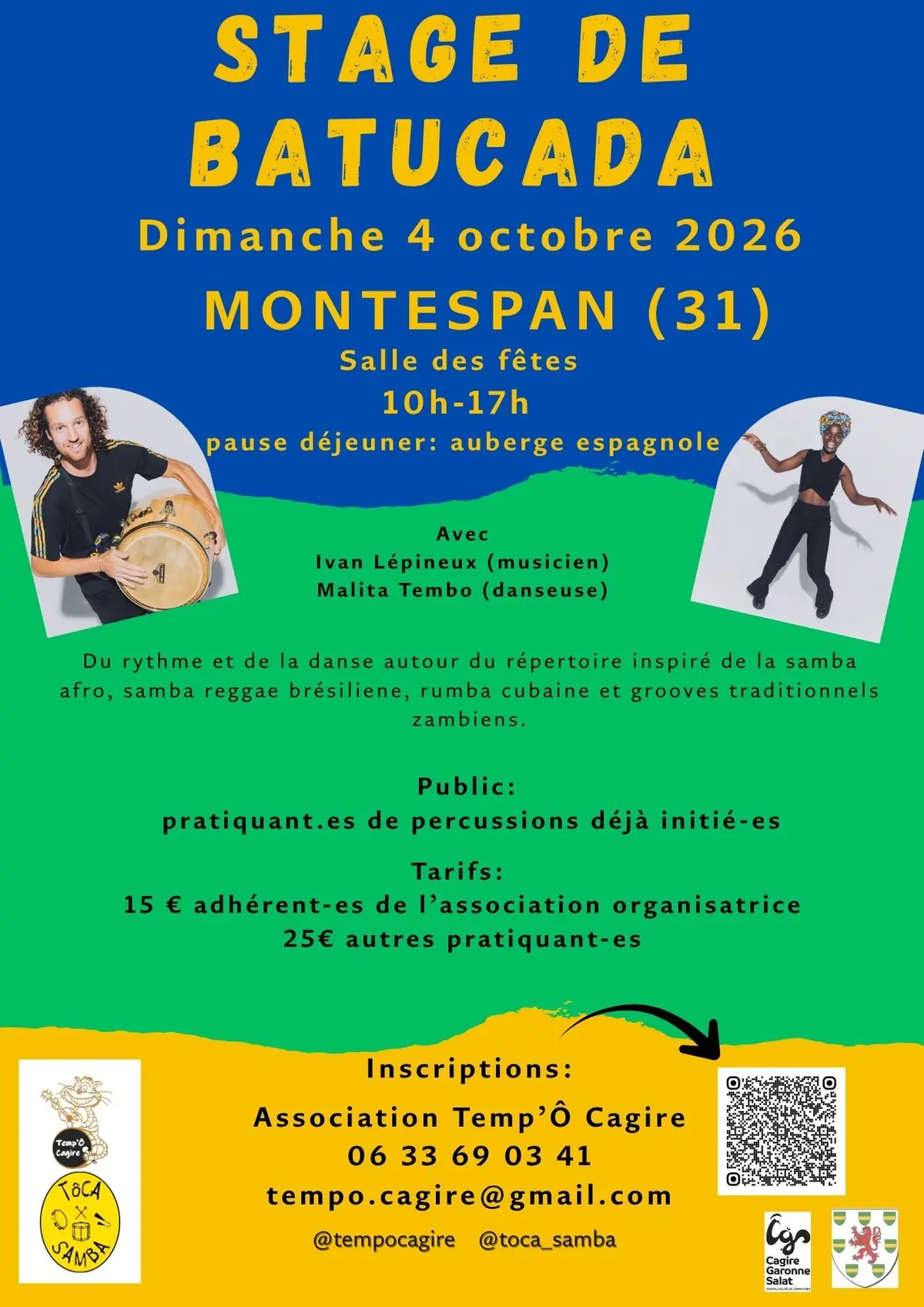 Stage de batucada - Comminges - Montespan (31)