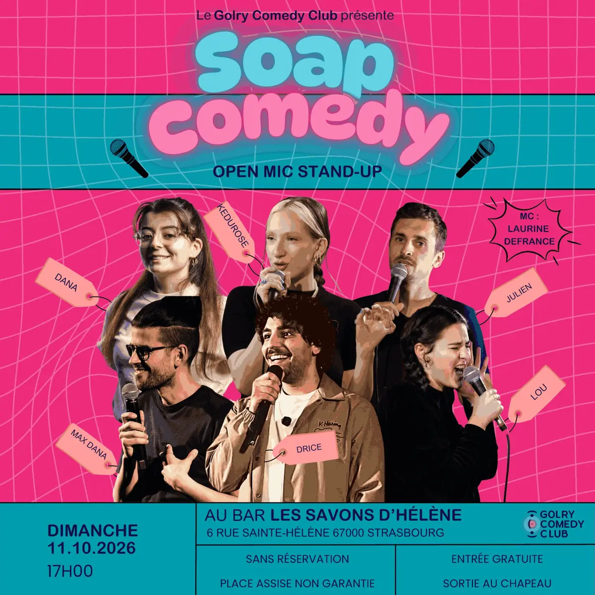 Stand-up : Soap Comedy #75 - Les Savons d'Hélène x Golry Comedy Club