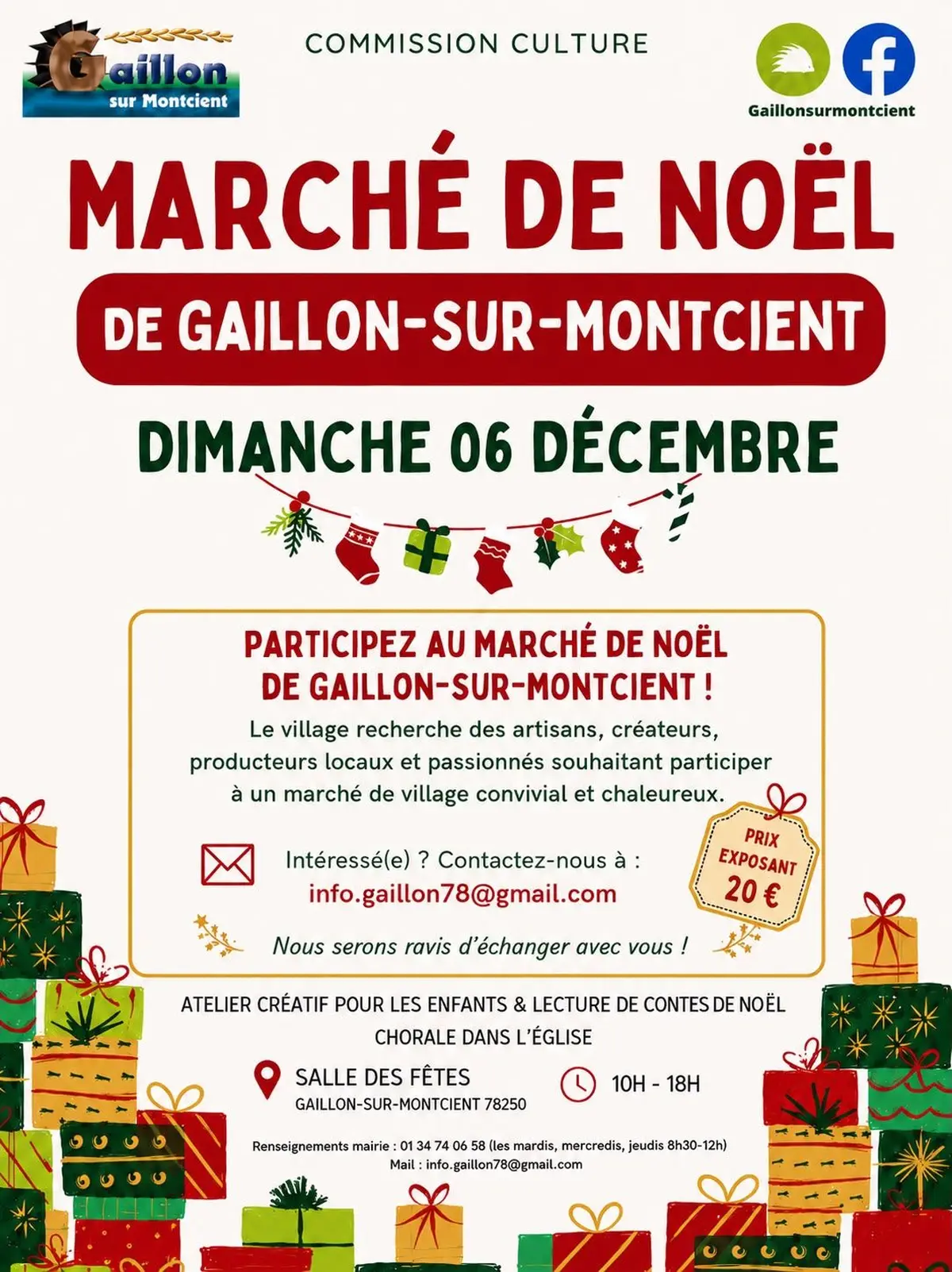 Marché de Noël de Gaillon-sur-Montcient (78250)