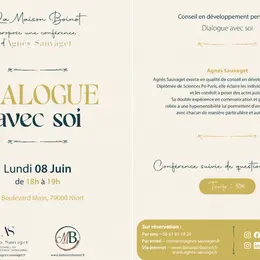 Dialogue avec soi avec Agnès Sauvaget à Niort