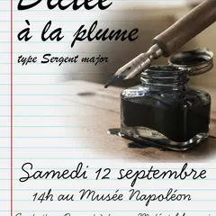 Dictée à la plume