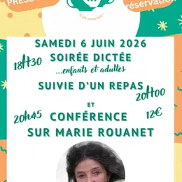Dictée adultes enfants suivie d'une conférence