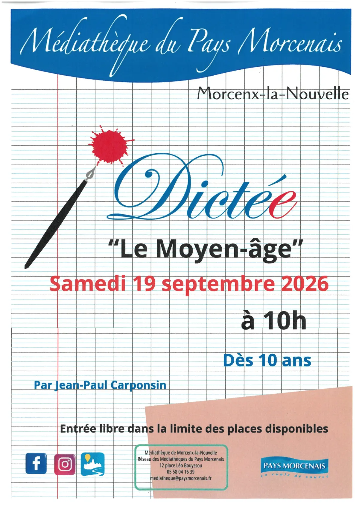 Dictée Le Moyen Âge
