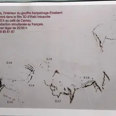 Diffusion d'un film tourné dans le gouffre
