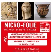Diffusion d'une collection spéciale l'archéologie dans l'art au Musée numérique de la Micro-Folie du Pays Foyen