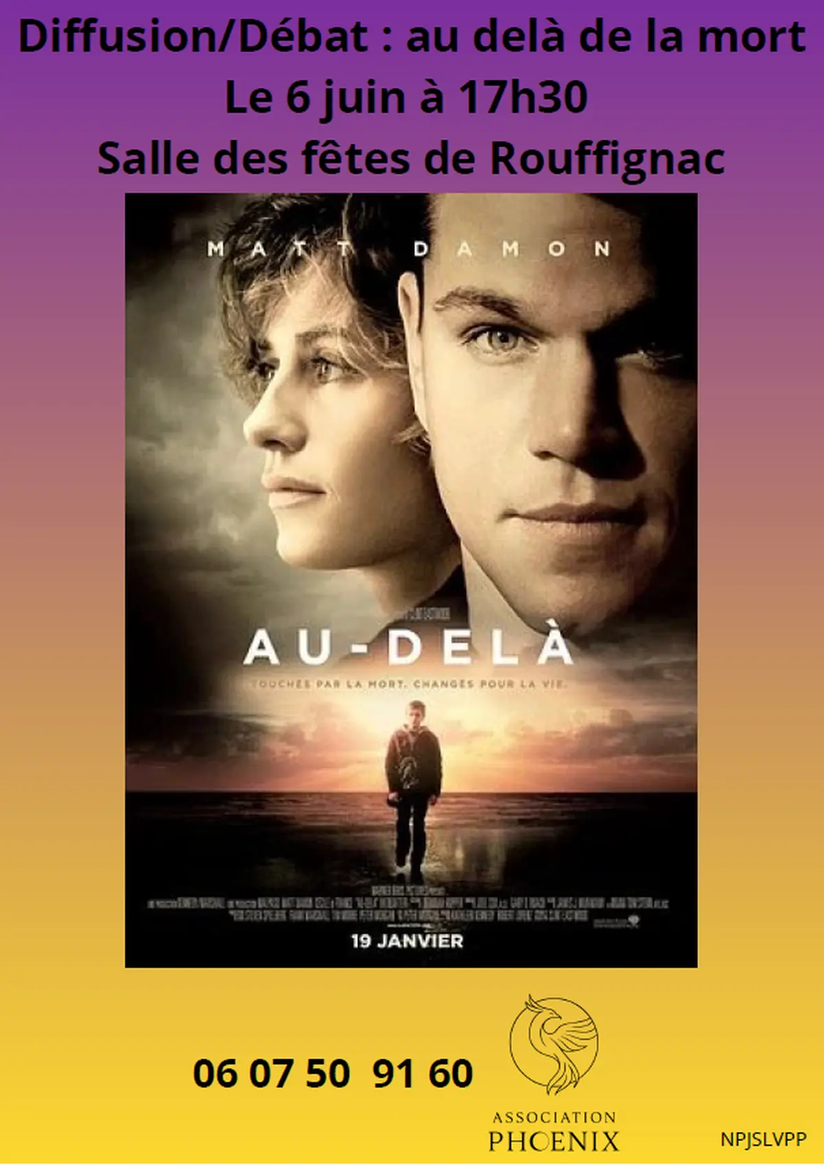 Diffusion du film Au-delà et Débat