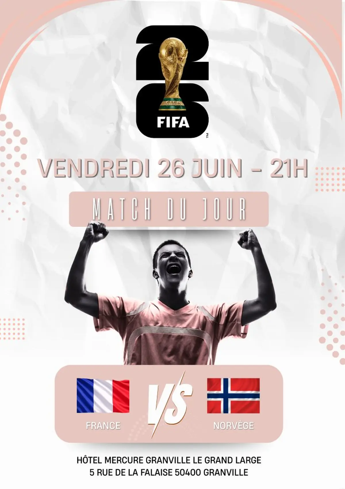 Diffusion du match France-Norvège