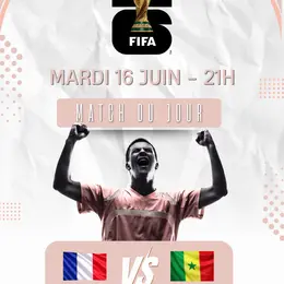 Diffusion du match France-Sénégal