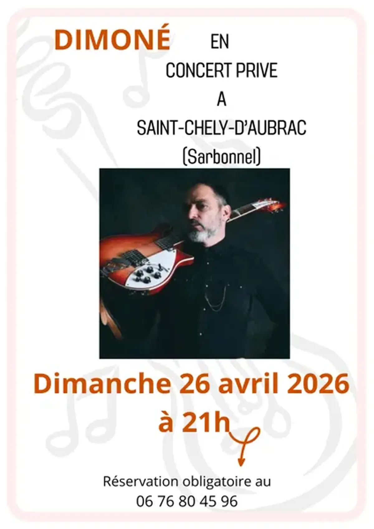 Dimoné en concert privé à St Chély D'Aubrac