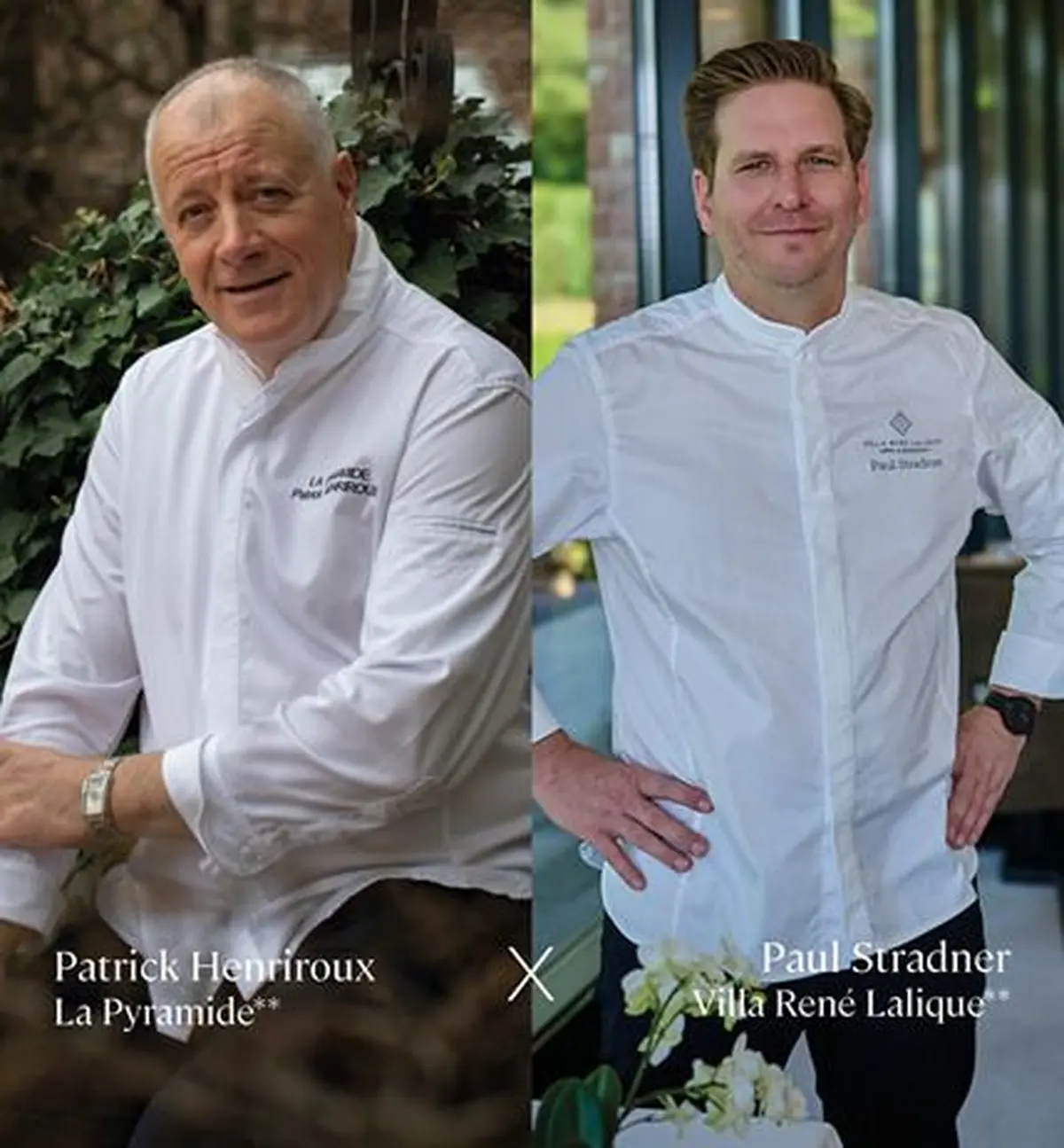 Dîner à 4 mains avec Patrick Henriroux et Paul Stradner à la Villa René Lalique