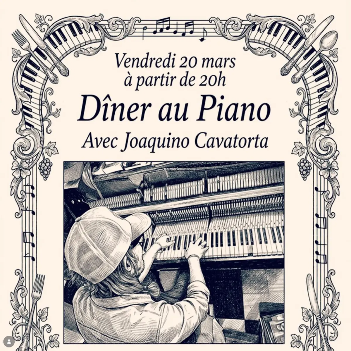 Dîner au piano
