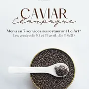 Dîner Caviar & Champagne au Art*