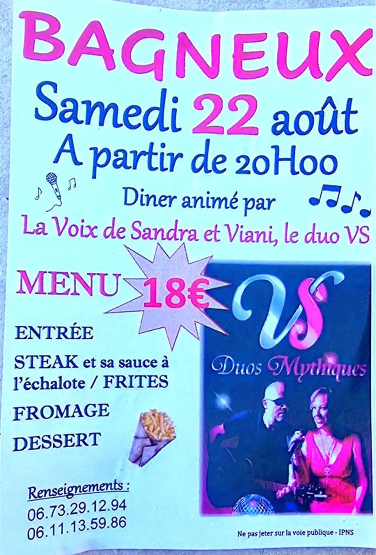 Dîner-concert