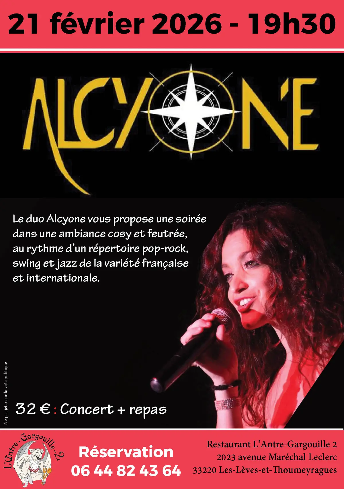 Dîner-Concert Alcyone