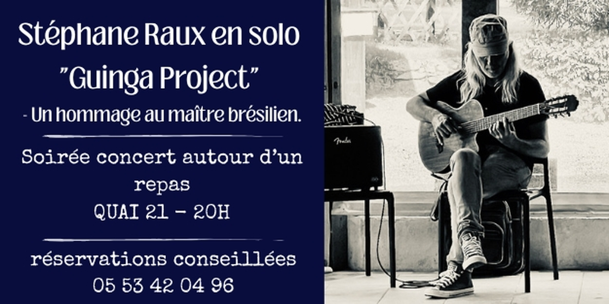 Diner concert avec Stéphane Raux