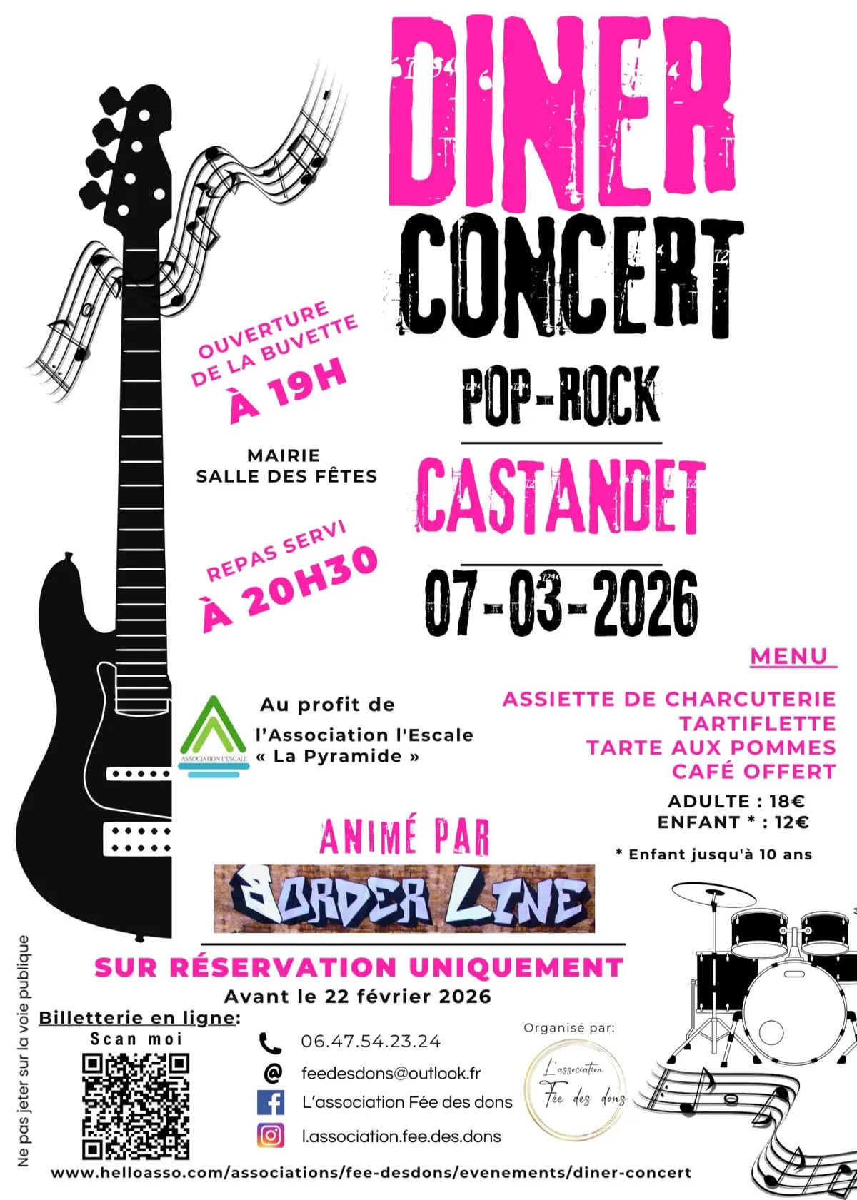 Dîner concert Pop-rock