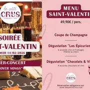 Dîner-concert Saint-Valentin aux Petits Crus