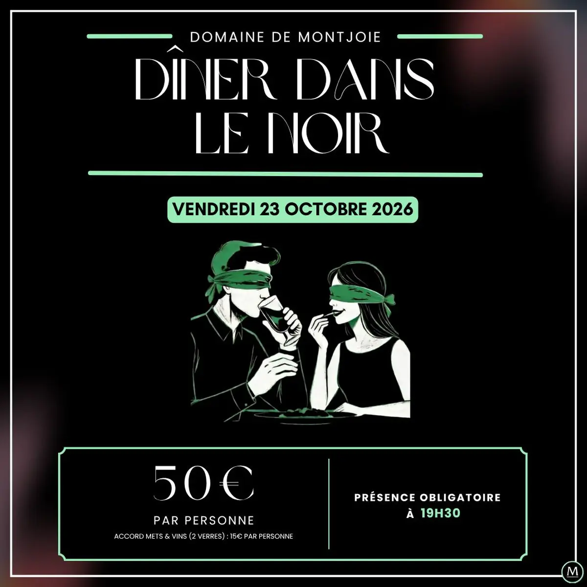 Dîner Dans Le Noir