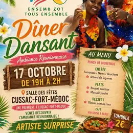 Dîner dansant ambiance Réunionnaise