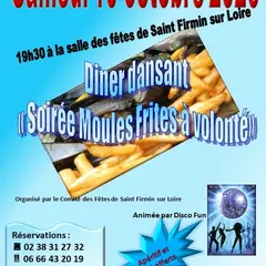 Dîner dansant Soirée Moules Frites à volonté