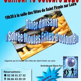 Dîner dansant Soirée Moules Frites à volonté
