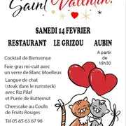Dîner de la St Valentin au Grizou
