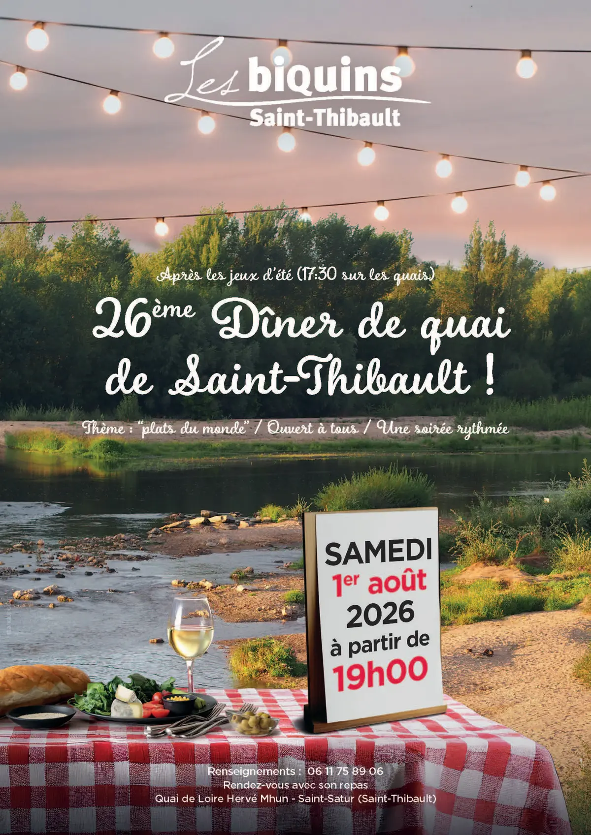 Dîner de Quai  : les plats du monde