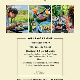 Dîner éphémère - Domaine de la Pointe