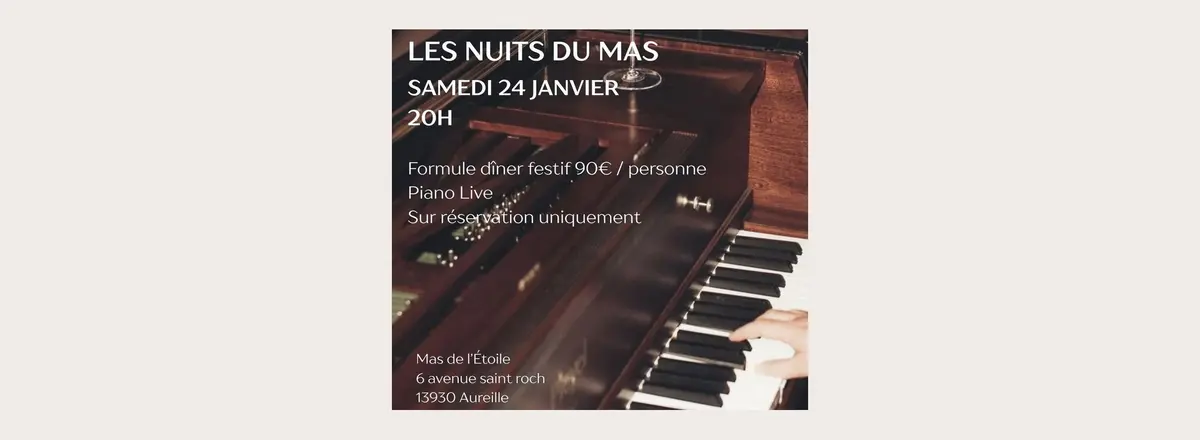 Dîner festif au Mas de l'Étoile