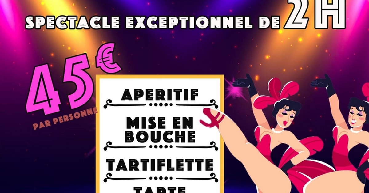 Dîner-spectacle cabaret
