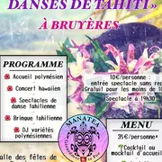 Dîner spectacle : Danses de Tahiti à Bruyères