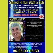 Dîner spectacle Laurent Chatry à Lansac