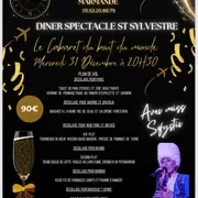 Diner spectacle Saint Sylvestre à la Brasserie Ma Dame