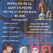 Diner Spectacle Saint Syvestre La nuit de la Légende Bleue