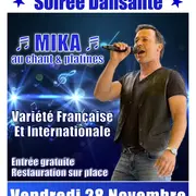 Dîner suivi d’une soirée dansante chantée et animée par Mika !