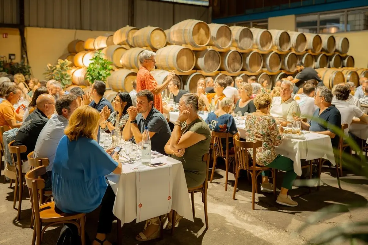 D&icirc;ner au pied des alambics de la Distillerie Lehmann &agrave; Obernai