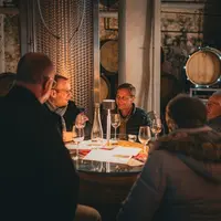 Dîner dans la peau du vigneron au Domaine Schoenheitz à Wihr-au-Val &copy; D. Levêque - ADT