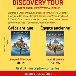 Discovery tour Egypte ancienne