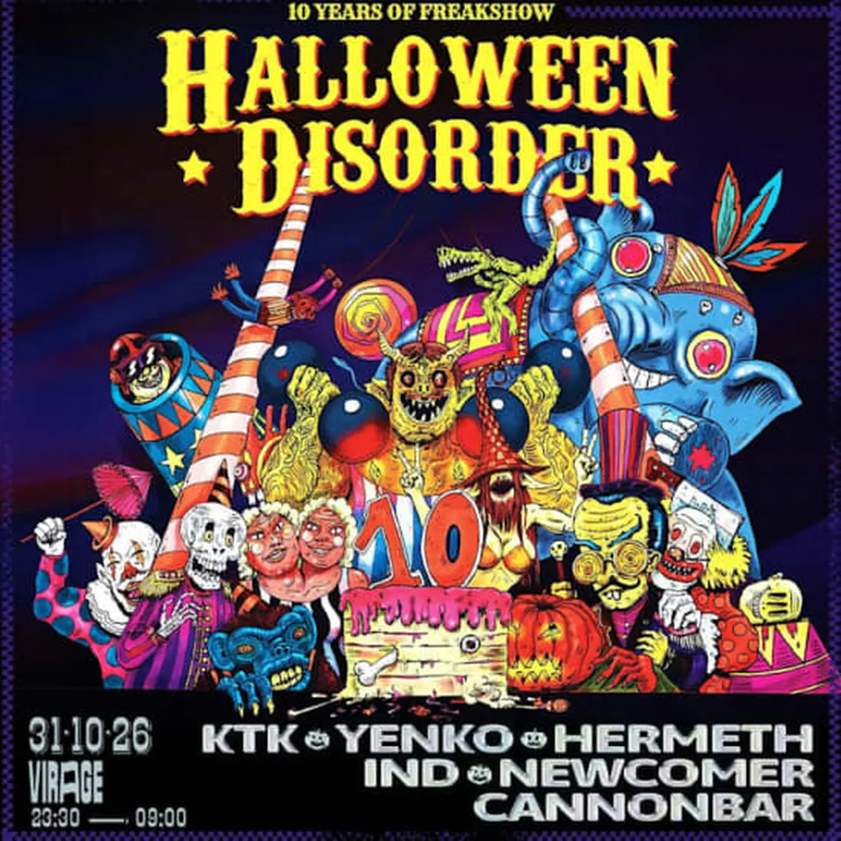 Disorder Halloween: Ktk, Yenkov, Hermeth, Ind And More