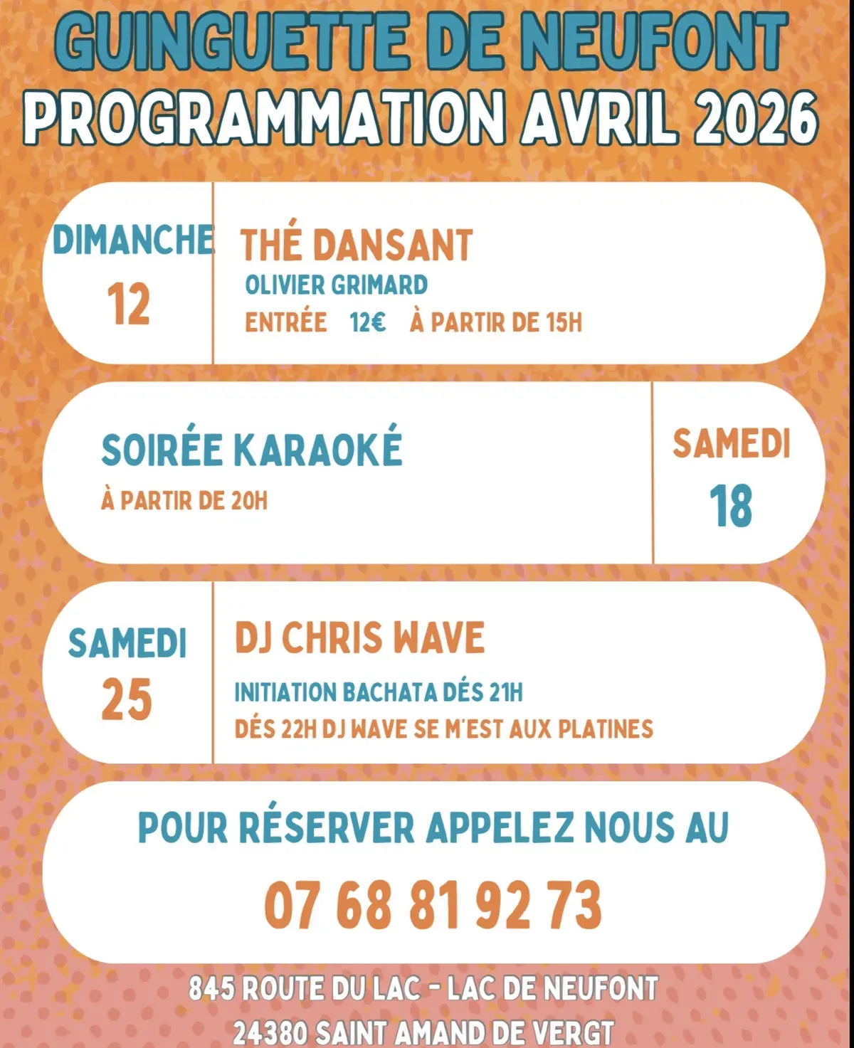 Dj chris wave - la guinguette de Neufont