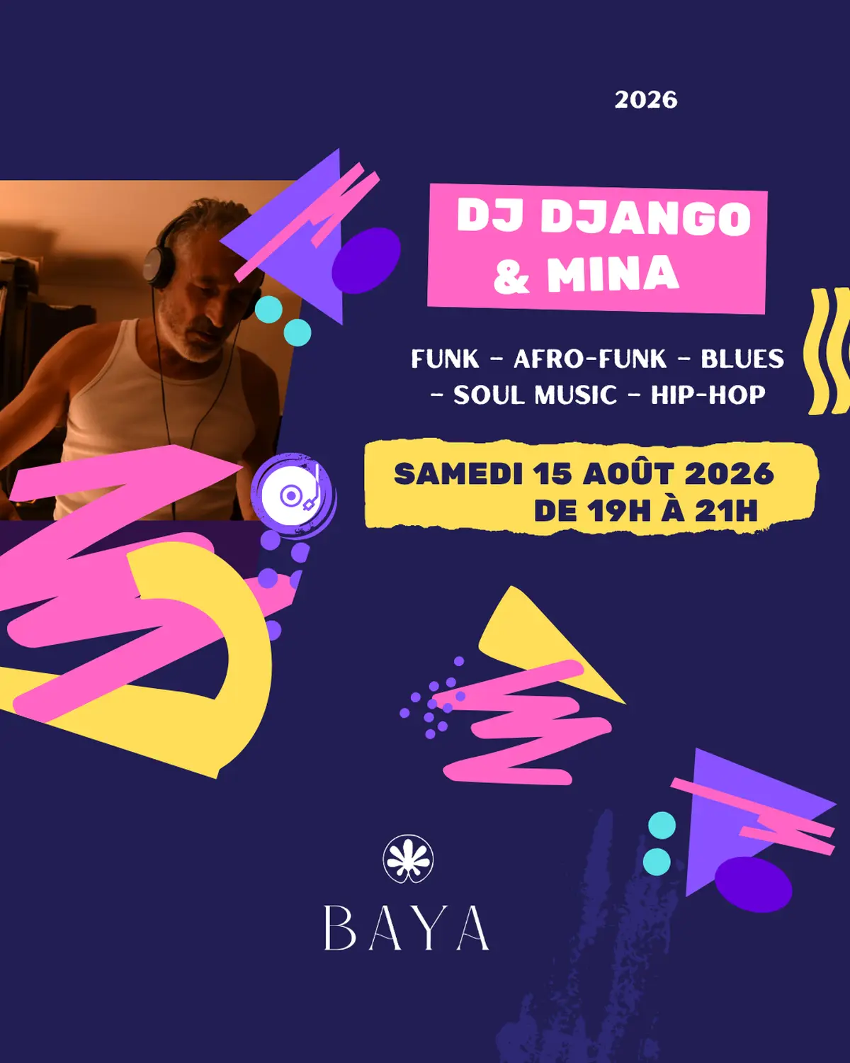 DJ DJANGO & MINA au BAYA CAPBRETON